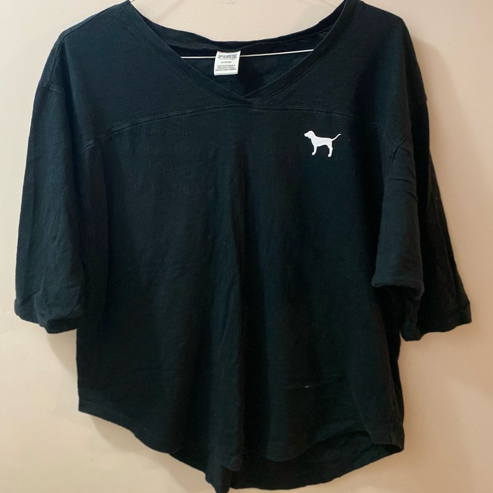 PINK 3/4 Sleeve Tee (M)